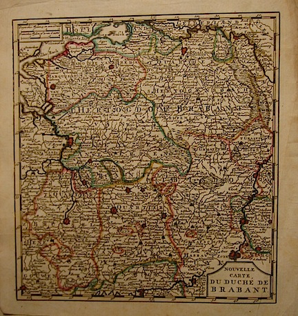 De Leth Hendrick Nouvelle carte du Duché de Brabant 1770 ca. Amsterdam